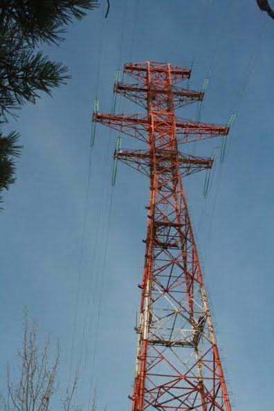 Опора ЛЭП с оптикой, Фото с места события из других источников