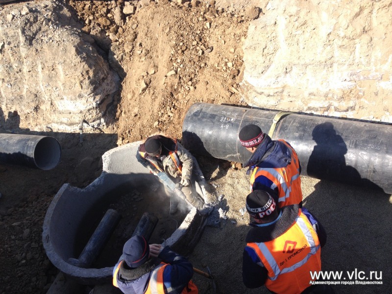 Переустройство сетей водоснабжения, Фото с места события из других источников