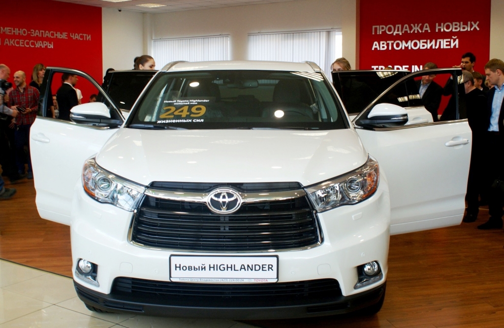 Toyota Highlander, Фото с места события собственное