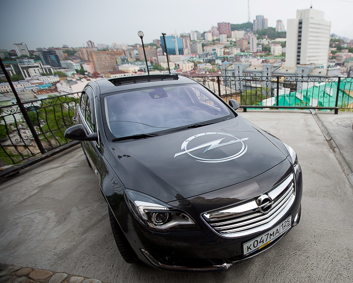 Opel Insignia во Владивостоке, Фото с места события собственное