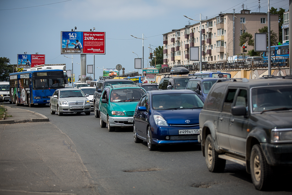 Пробки на дороги в бийске фото