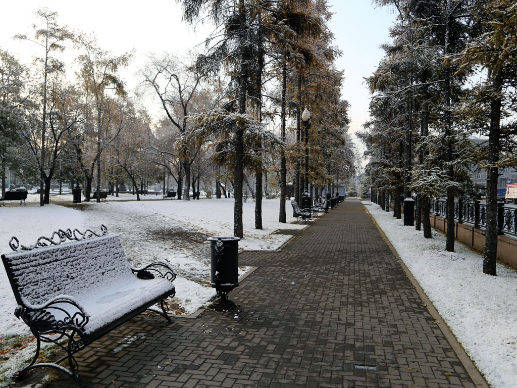 Заснеженный иркутск фото