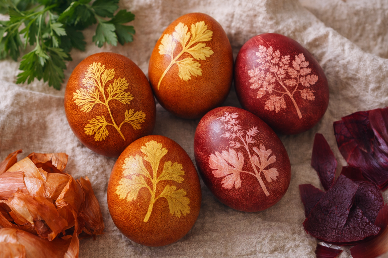 Крашу яйца на Пасху капронками - и выходит тот самый "живой" рисунок за 10 минут без магазинной химозы - UssurMedia: Лента новостей, 19.03.2026