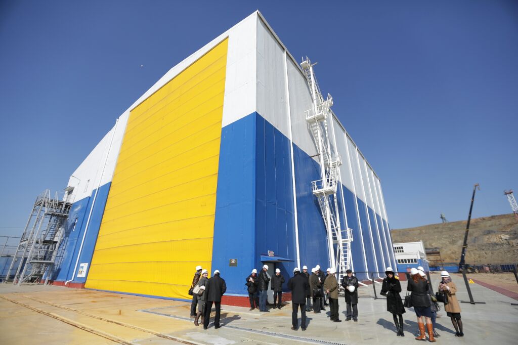 Цех очистки и окраски реакторных отсеков, Фото с места события собственное