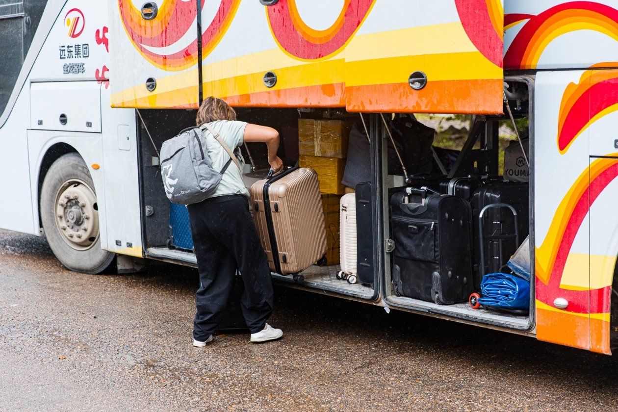 Турист на погранпереходе с Китаем в Приморье Илья Аверьянов, ИА PrimaMedia