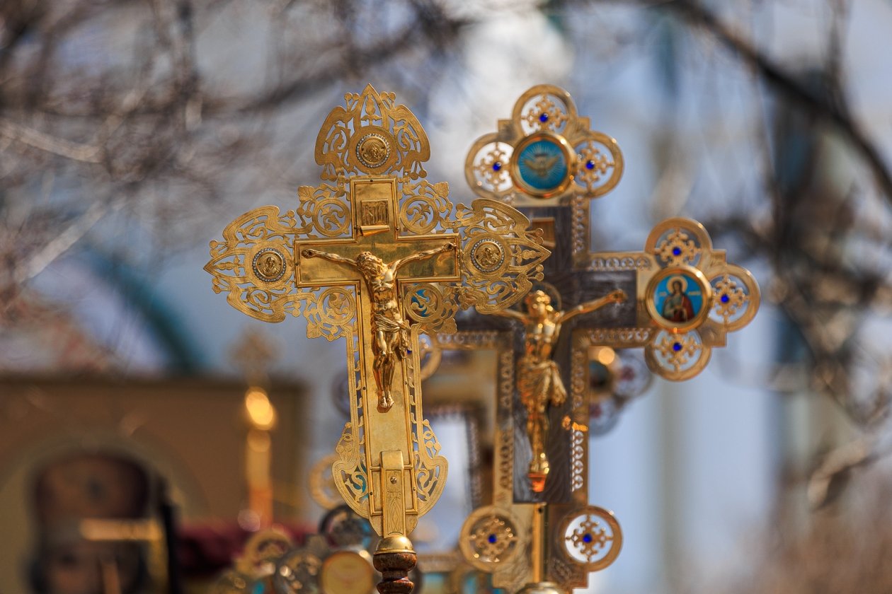 Пасха, крестный ход, кресты Евгений  Кулешов, ИА PrimaMedia.ru
