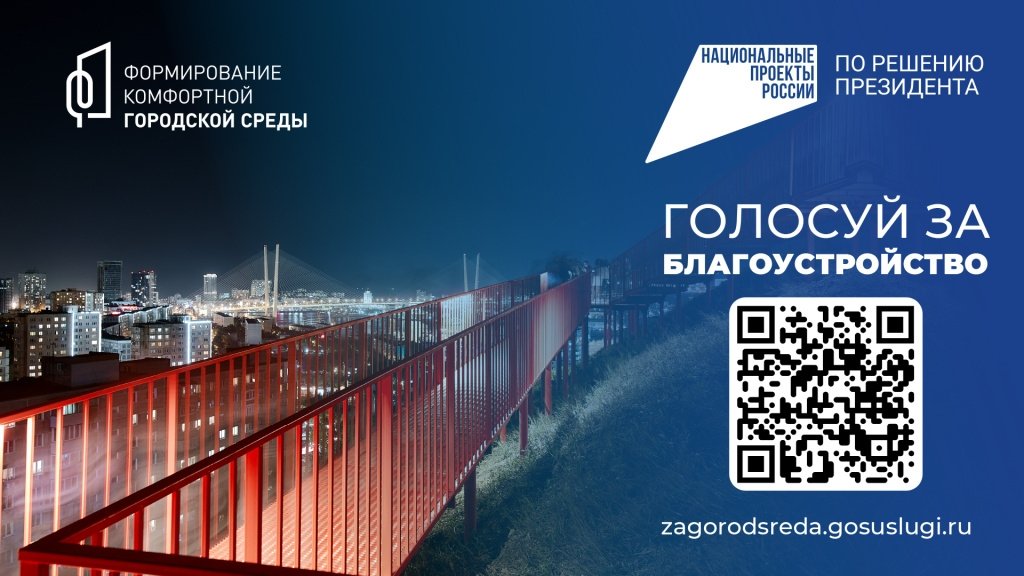 Жители Владивостока могут выбрать территории для благоустройства на 2027 год Администрация Владивостока