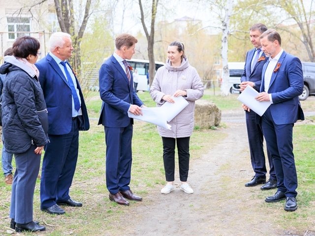 Рабочая поездка в Лесозаводск пресс-служба ЗС ПК