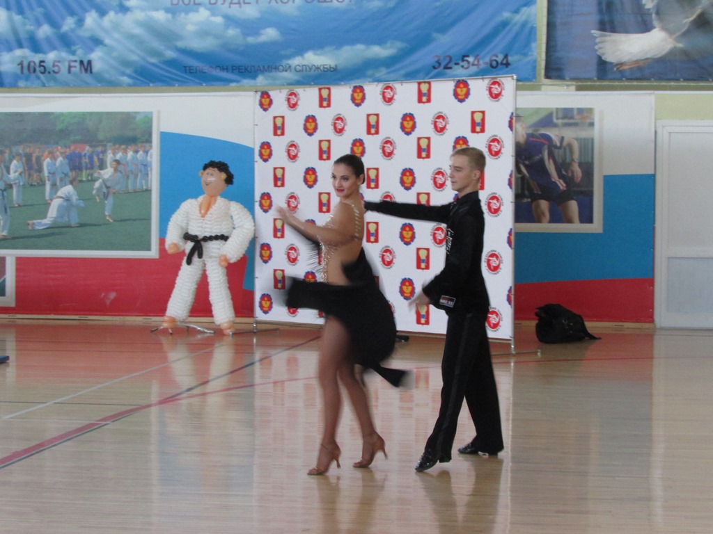 Церемония открытия турнира. Танцевальный номер, Фото с места события собственное