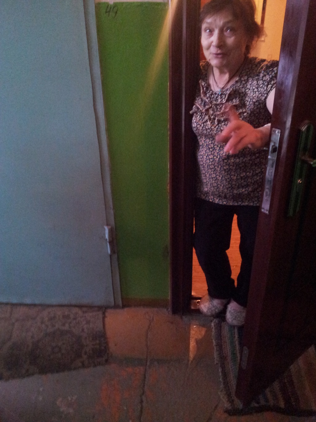 Нас уже встречают, Фото с места события собственное