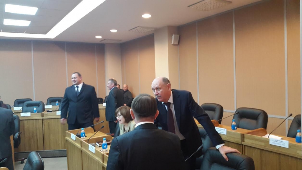 Бывший первый вице-губернатор может возглавить экономический комитет, Фото с места события собственное