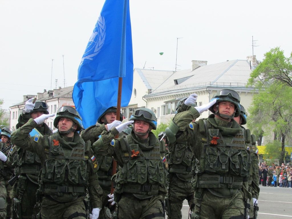 Военнослужащие-миротворцы, Фото с места события собственное