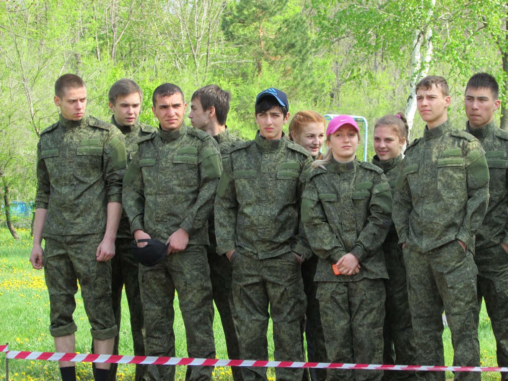 Сбор команд на месте построения