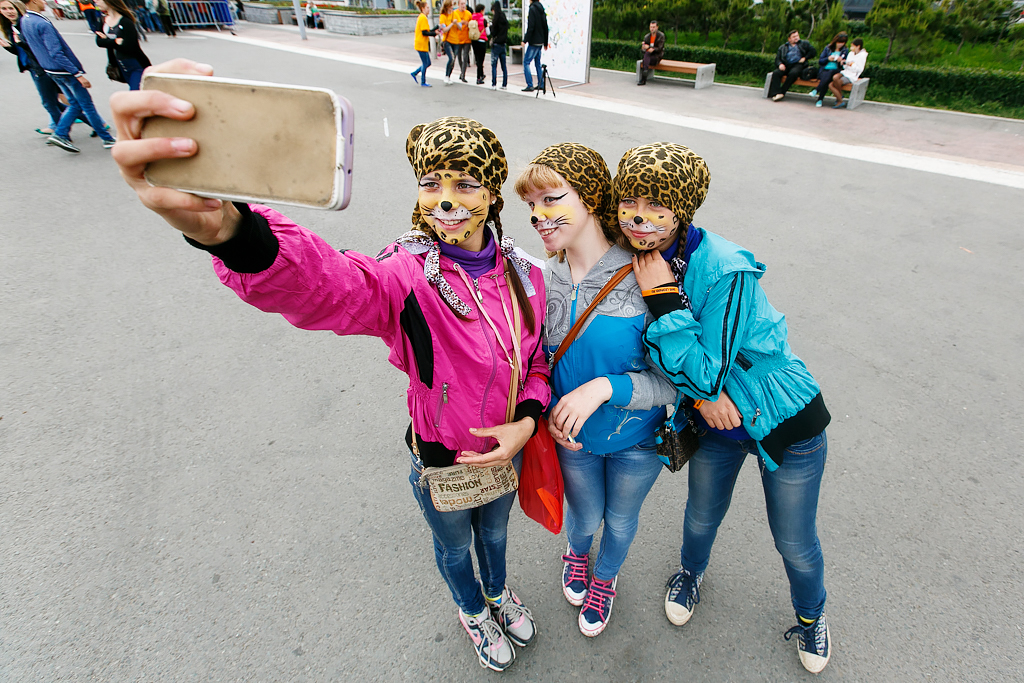 Селфи в аквагриме