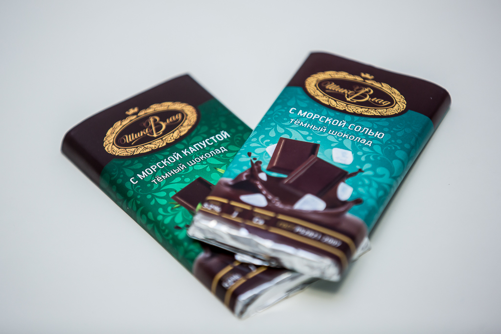 Шоколад с морской солью и морской капустой