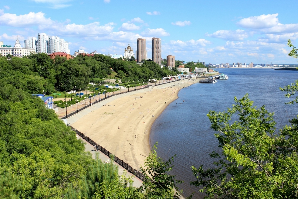 Набережная в хабаровске фото