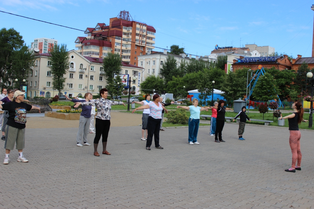 Известные хабаровчане. Городская зарядка Хабаровск.