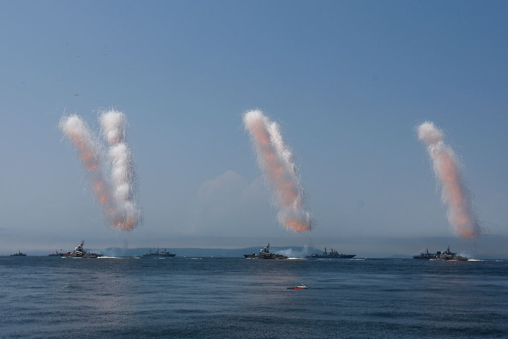 Салют в честь ВМФ