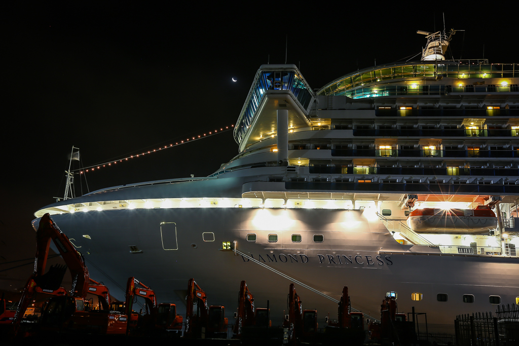 Diamond Princess чаще других мировых круизных судов посещает Владивосток