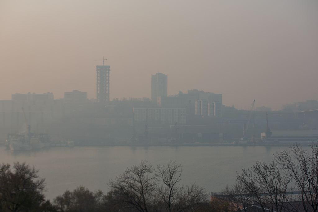 Смог во Владивостоке