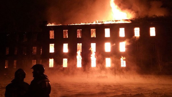 Пожар в ИВВАИУ 2 января