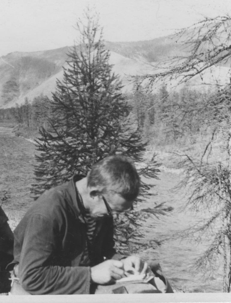 В экспедиции, 1967 год