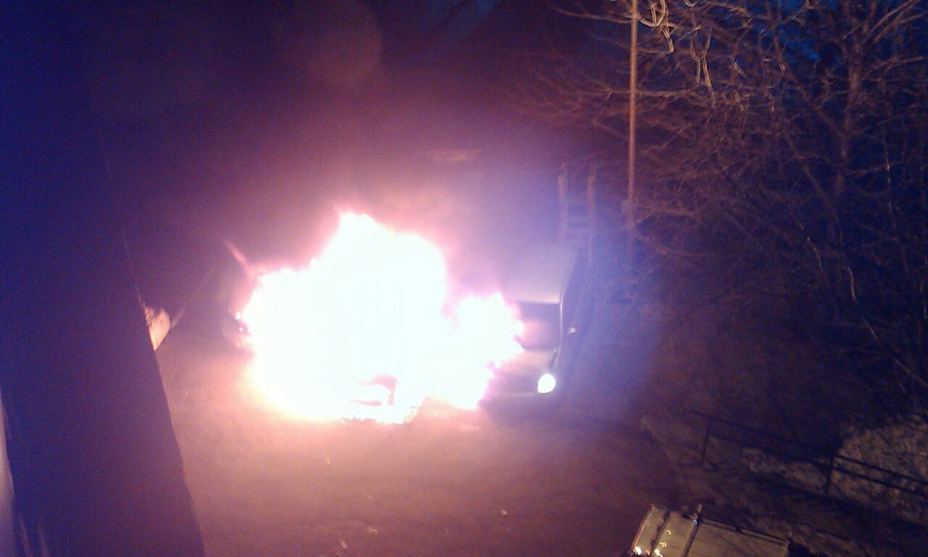 Сгоревшие авто
