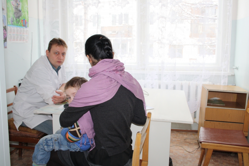 Осмотр детей в Дальнегорске