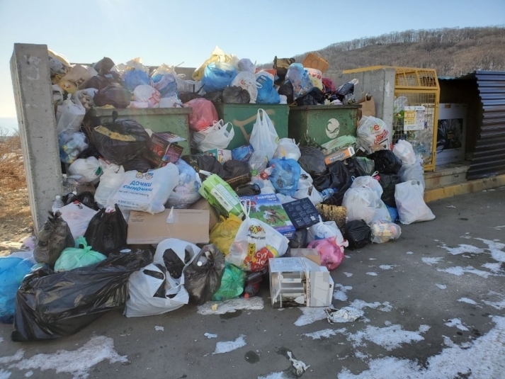 О проблемах с вывозом мусора во Владивостоке можно сообщить на горячую линию