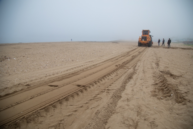 Песчаную полосу на пляжах Шаморы начнут чистить в июле