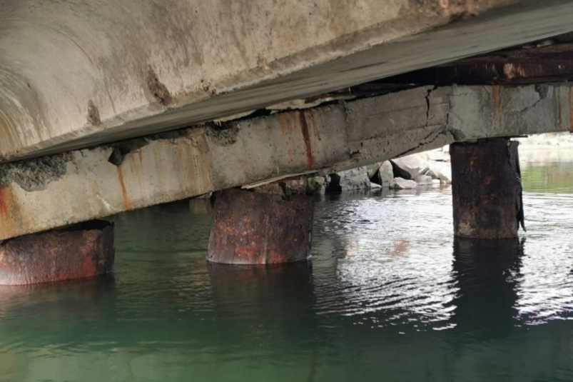 Из-за обрушения моста в Славянке прокуратура проводит проверку