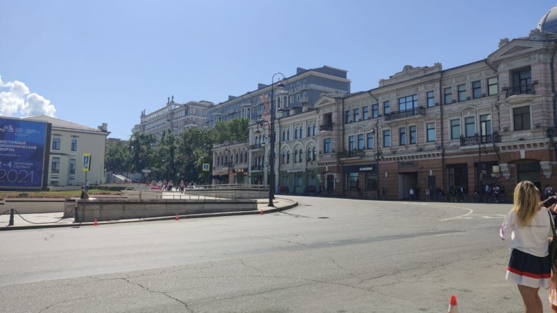 "Проехать там сейчас нельзя": что  происходит в центре Владивостока (фото)