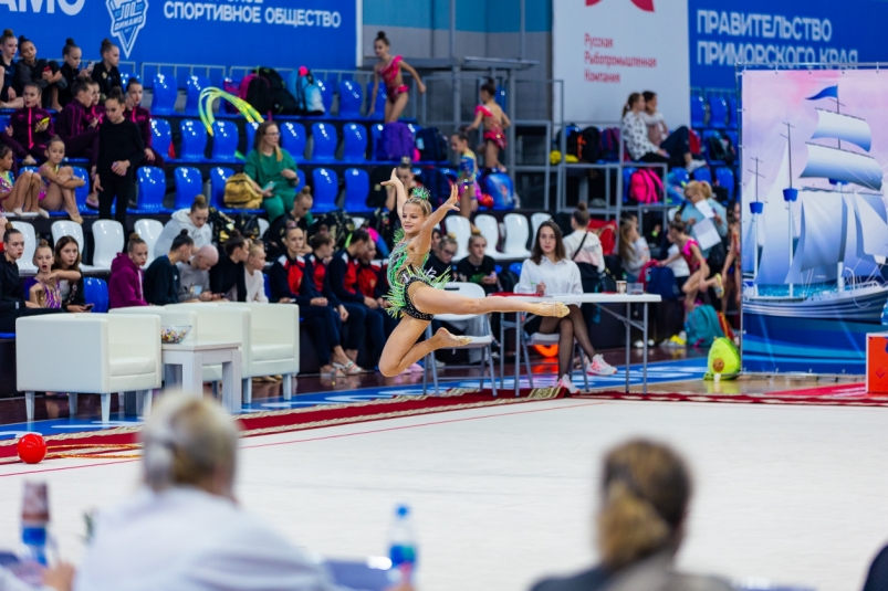Во Владивостоке проходят соревнования по художественной гимнастике 