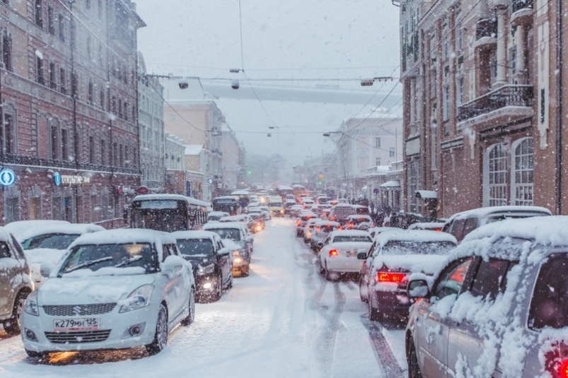 Мощный снегопад накроет Владивосток. Названа дата