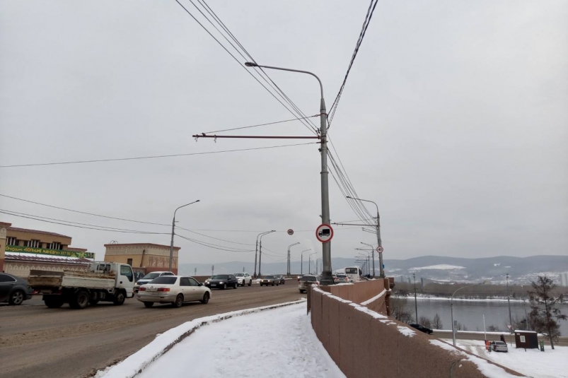 По Коммунальному мосту в Красноярске пустят троллейбусы