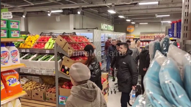 Появились первые видео изнутри нового супермаркета 
