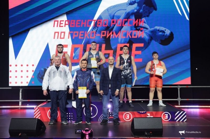Приморские спортсмены достойно выступили на Первенстве России по греко-римской борьбе