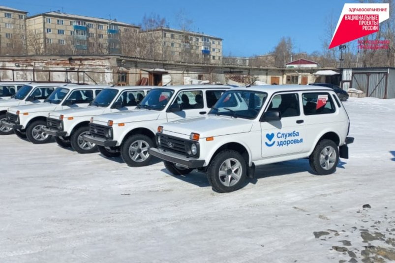 В районы Хабаровского края поступили 16 новых медицинских автомобилей