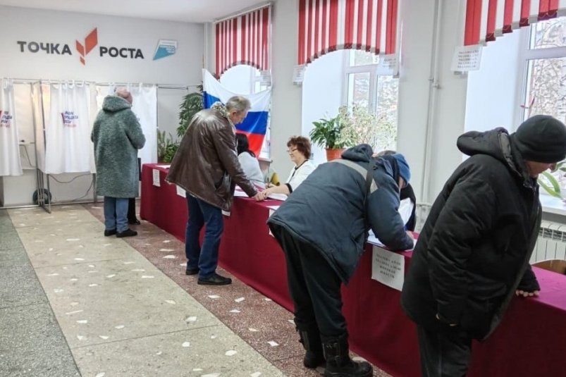 Во второй день президентских выборов явка по Красноярскому краю составила 61,85 %