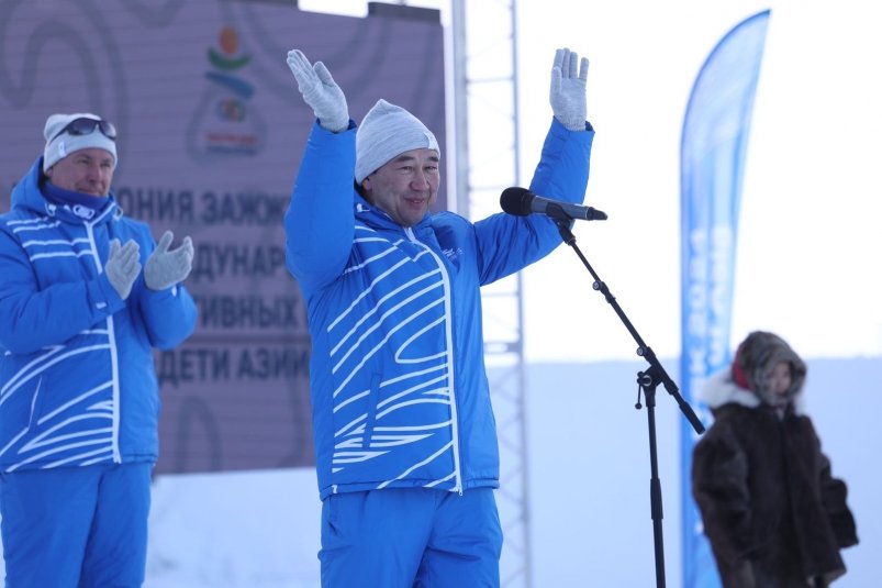 В Якутии зажжен огонь VIII летних Международных спортивных игр "Дети Азии"