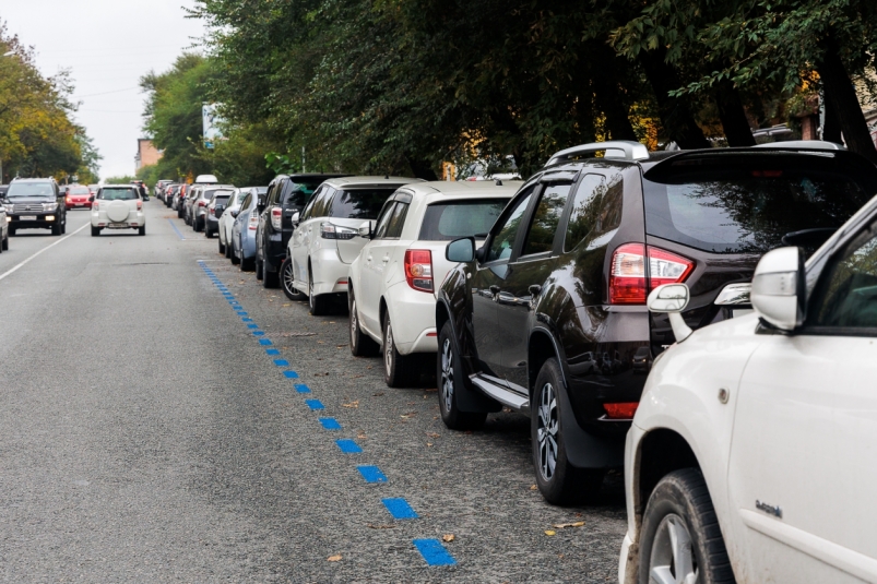 В 2024 году свыше семи тысяч водителей Владивостока оштрафованы за неправильную парковку