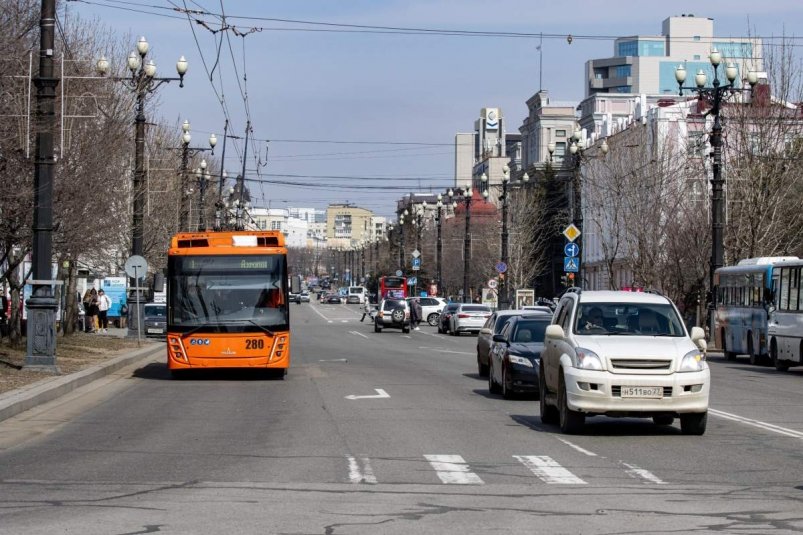 В центре Хабаровска перекроют дороги на время репетиции парада