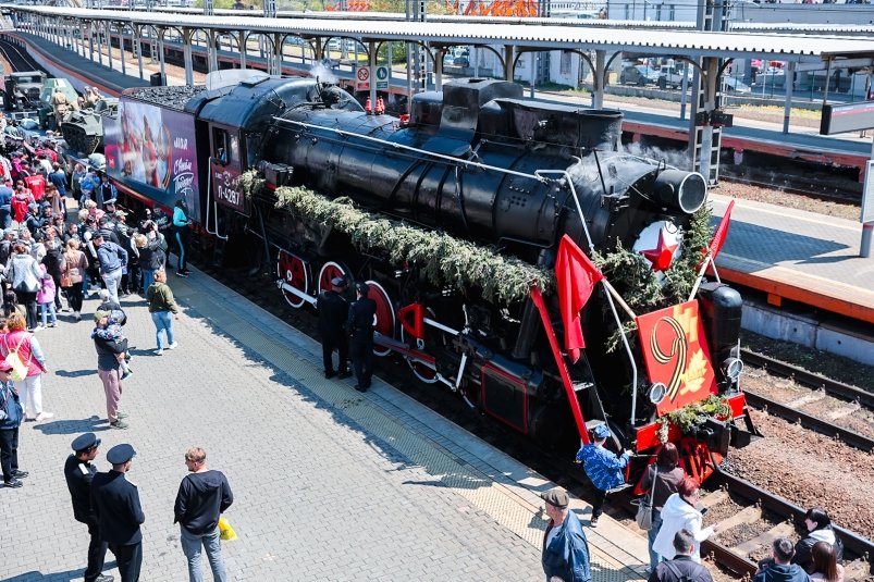 Поезд Победы прибыл во Владивосток