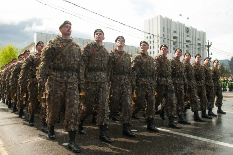 Парад в честь Великой Победы прошел в Хабаровске