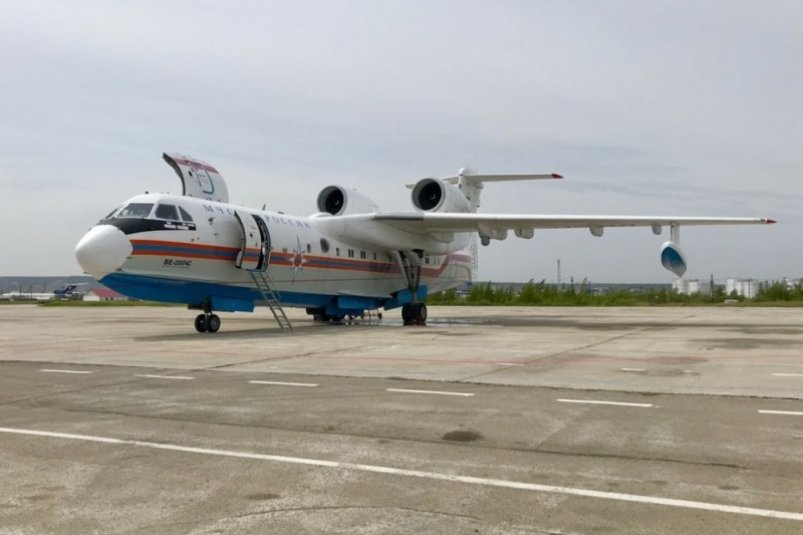 Самолет-амфибия прибыл в Якутию