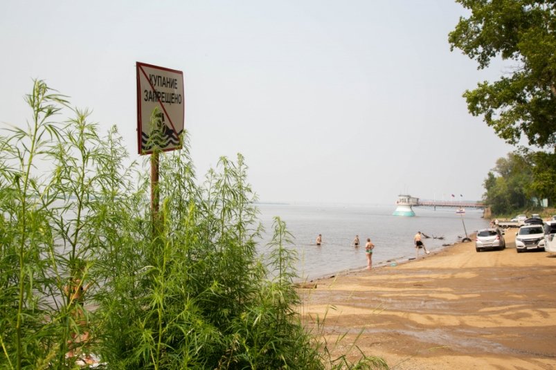 В Хабаровском крае нет пляжей, где официально разрешено купание