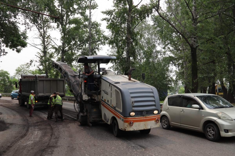 В Хабаровске начался очередной этап ямочного ремонта