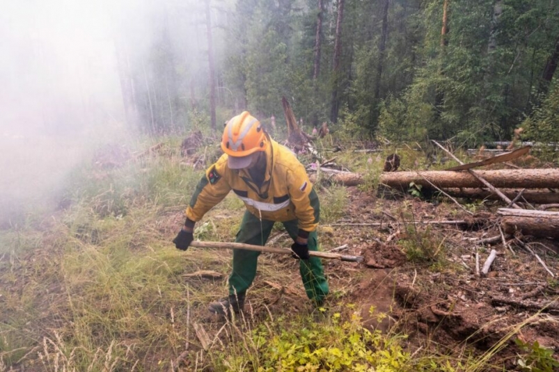 На особом контроле Главного управления находятся 11 лесных пожаров в Якутии