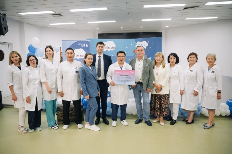 ВТБ передал аппараты ИВЛ для новорожденных пациентов Республиканской больницы №1 в Якутске