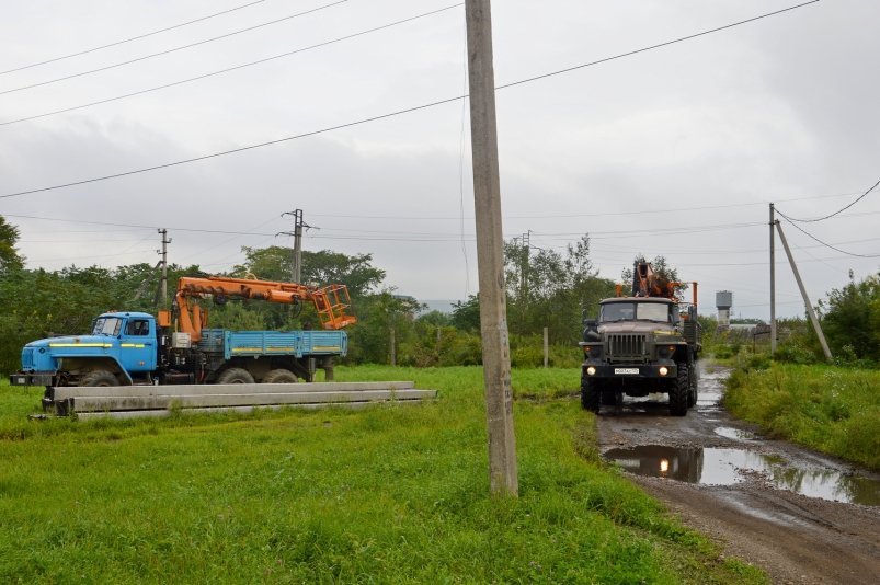 ДРСК восстановила электроснабжение почти у всех потребителей в Приморье после непогоды
